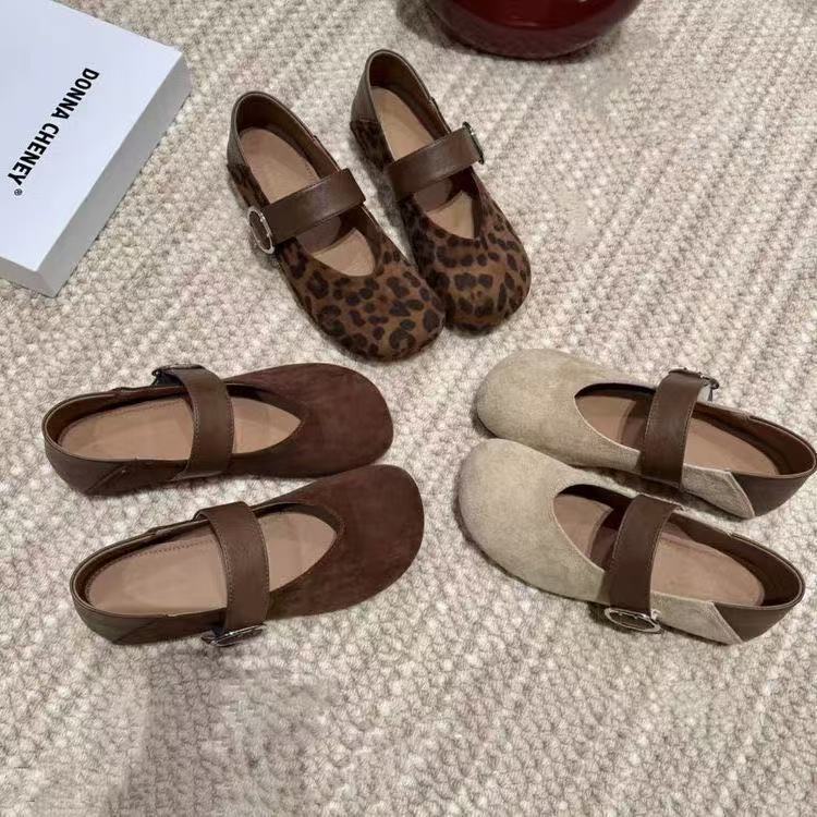 Vintage Slip Dress - Sepatu Flat Musim Panas Wanita Gaya