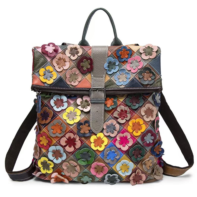 Vintage Fashion Ladies - Tas Ransel Kulit Asli Wanita Vintage,
