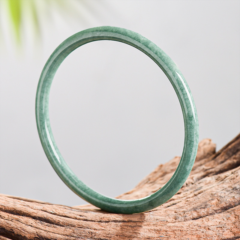 Vintage Fashion Women - Gelang Giok Burma Alami, Aksesoris Desainer