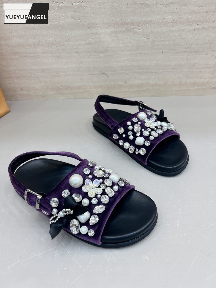Vintage Fashion Ladies - Sandal Platform Kasual Wanita Musim Panas,