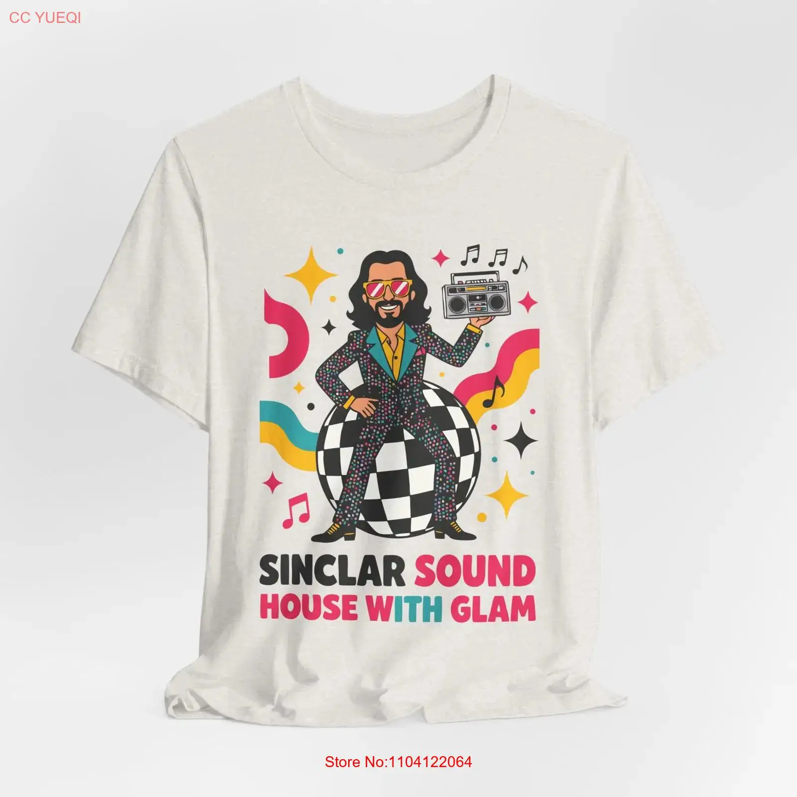 Vintage Vibes Fashion - Kaos Bob Sinclar Disco Vibes Terinspirasi