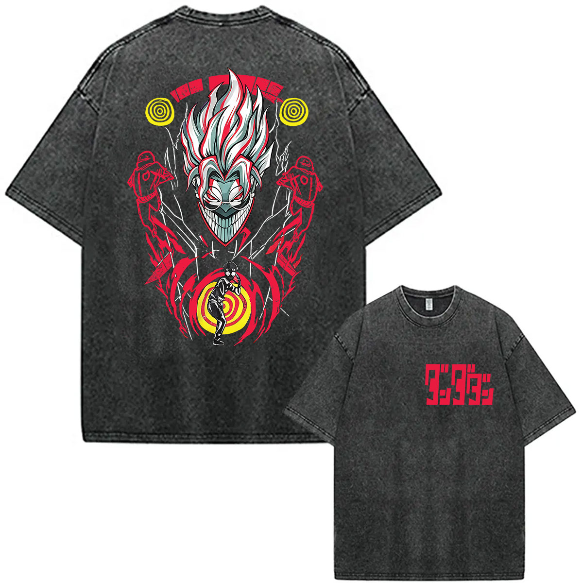 Vintage Ken Fashion - Kaos Anime Dandadan Vintage Washed, Kaos
