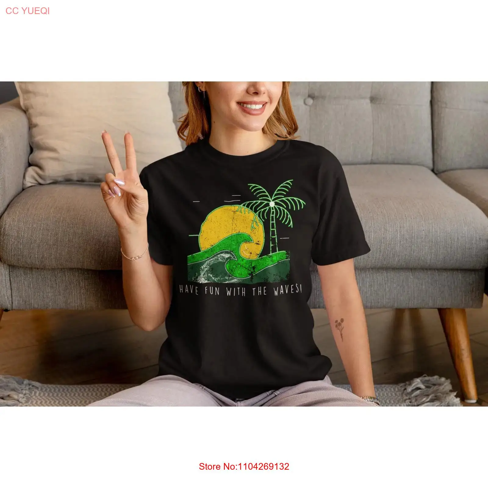 Vintage Vibes Fashion - Kaos Pria Resmi Summer Vibes Boho