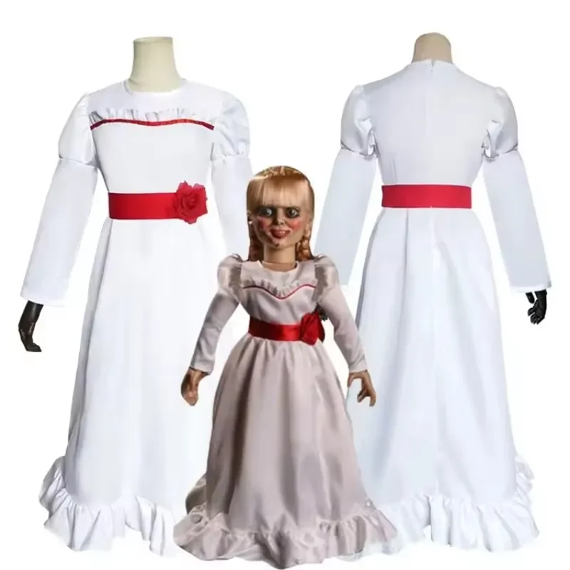 Kostum Cosplay Boneka Horor Ja - Vintage Slip Dress ulasan dan harga