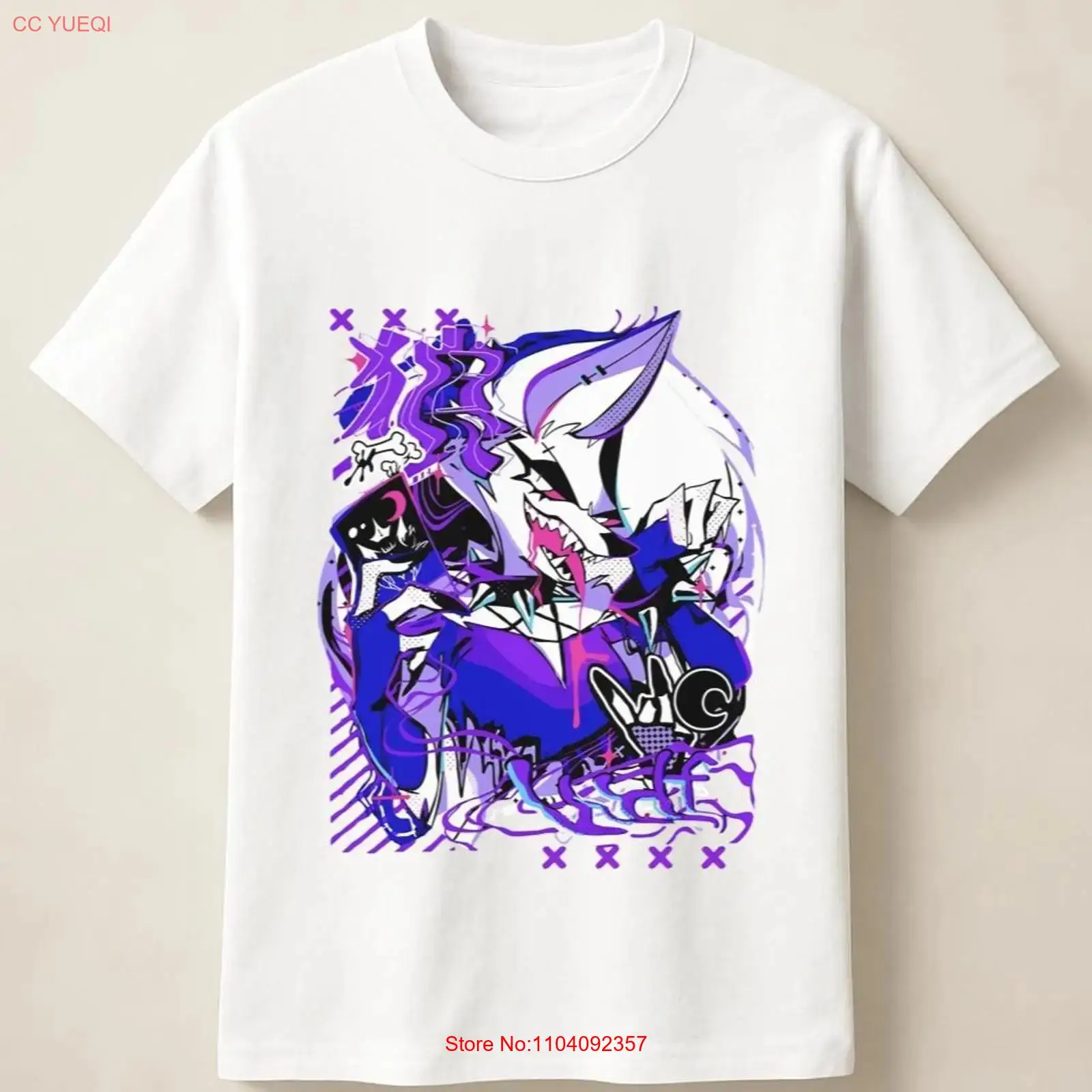 Kaos bergambar serigala anime  - Vintage Fashion Photos ulasan dan harga