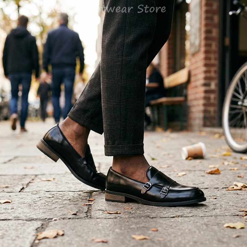 Sepatu Loafer Pria Double Buck - Vintage Slip Dress ulasan dan harga