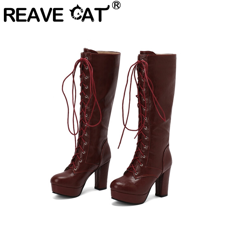 REAVE CAT Vintage sepatu bot l - Vintage Fashion Style ulasan dan harga