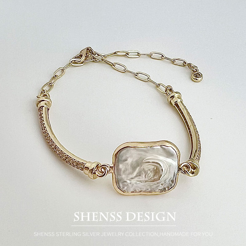 Gelang mutiara imitasi berlapi - Vintage Fashion Photos ulasan dan harga