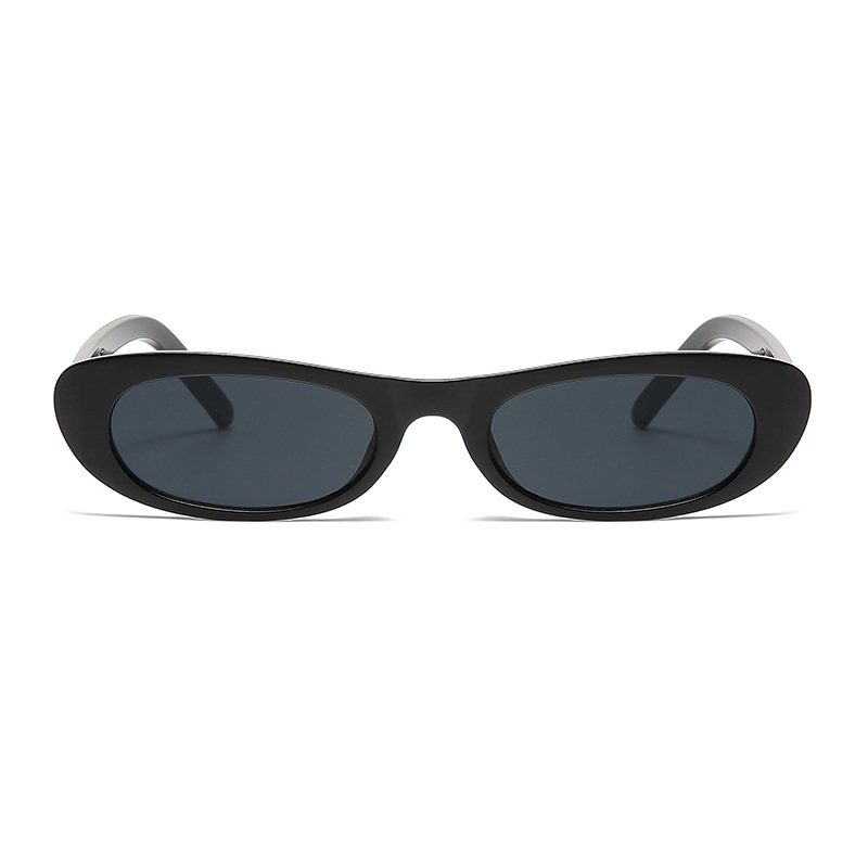Kacamata Hitam Oval Bingkai Ke - Vintage Fashion Female ulasan dan harga