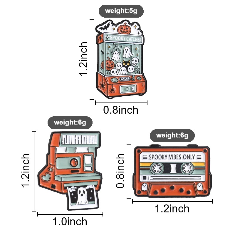 Pin Enamel Kamera Polaroid Han - Vintage Vibes Fashion ulasan dan harga