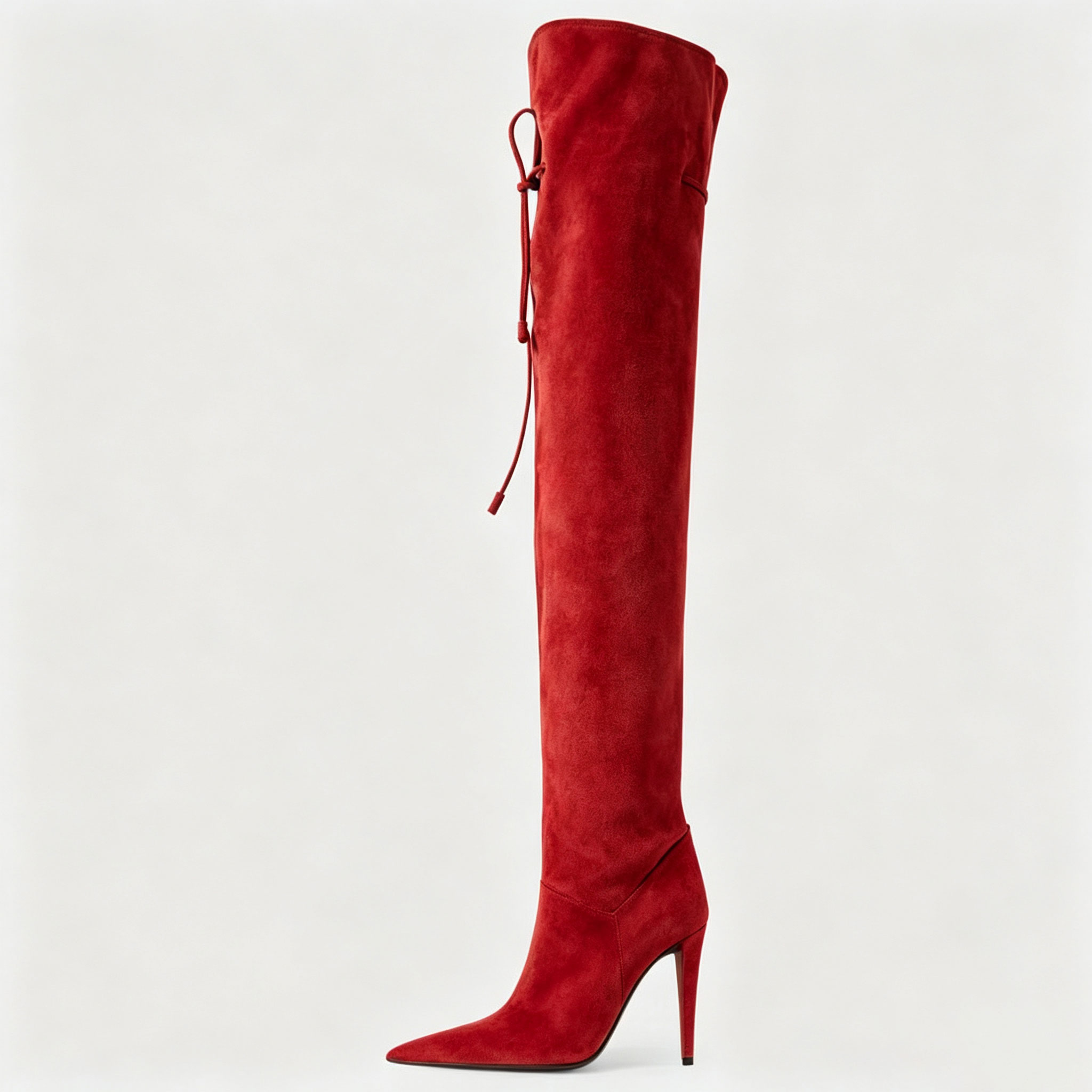 Sepatu Boots Stiletto Suede Mu - Vintage Slip Dress ulasan dan harga