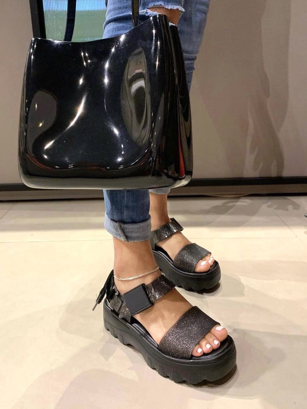 Sandal Jelly Wanita Terbaru 20 - Vintage Slip Dress ulasan dan harga