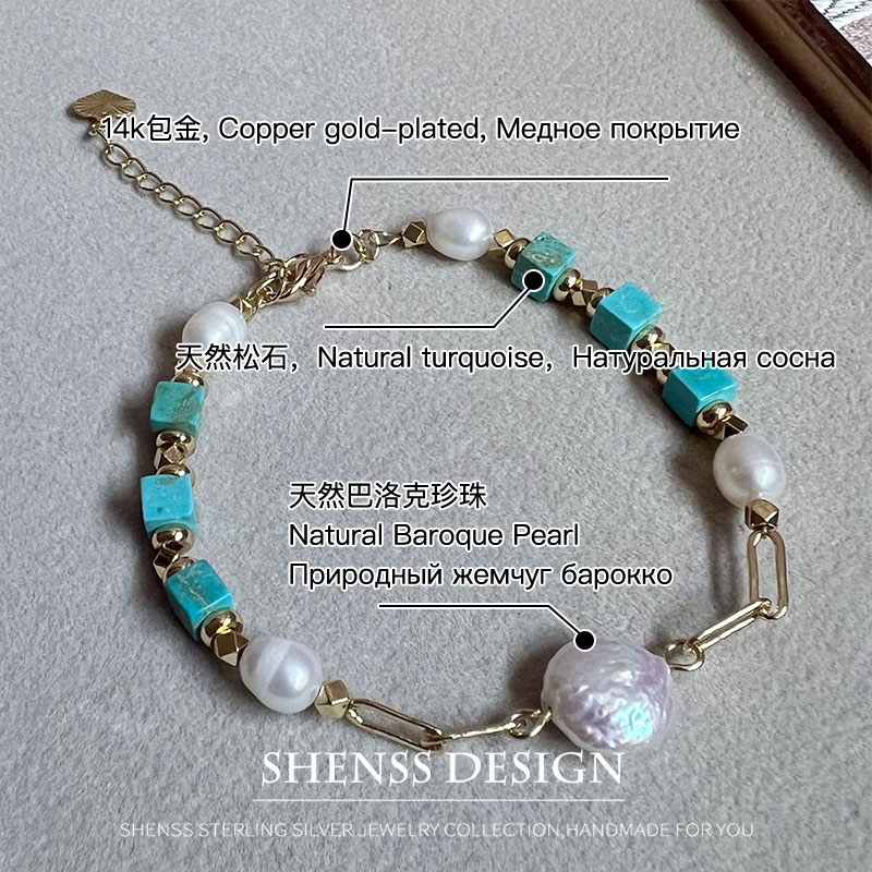Barok alami pirus mutiara air  - Vintage Fashion Photos ulasan dan harga
