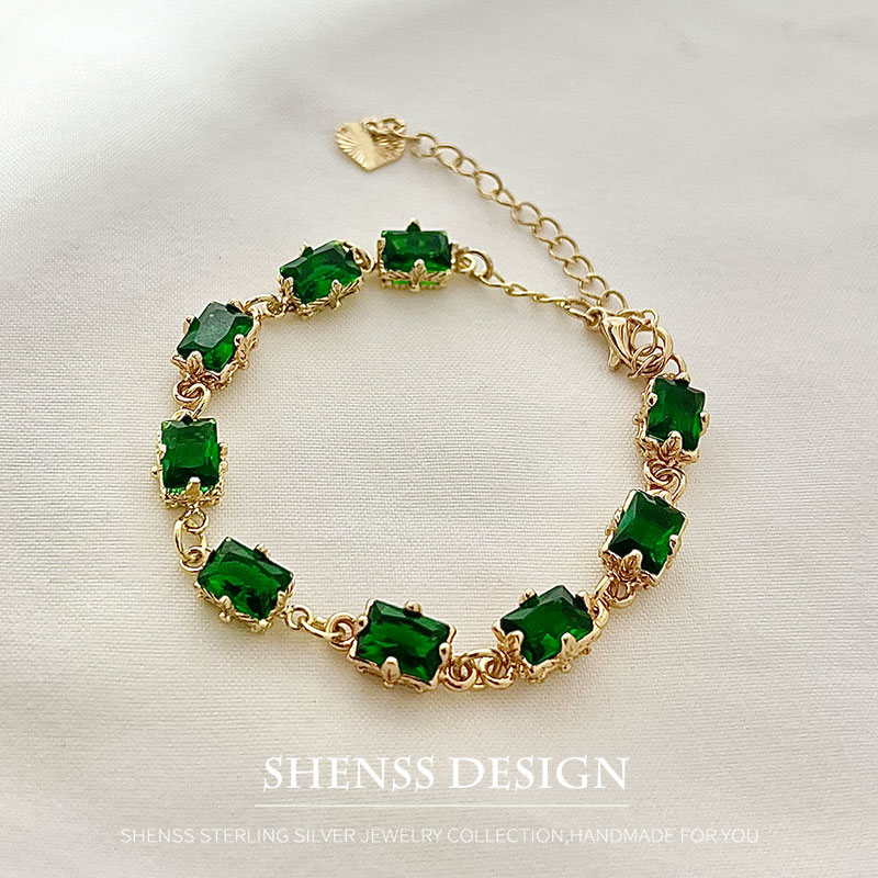 Gelang Zircon 14k berlapis tem - Vintage Fashion Photos ulasan dan harga