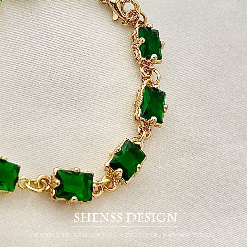 Gelang Zircon 14k berlapis tem - Vintage Fashion Photos ulasan dan harga