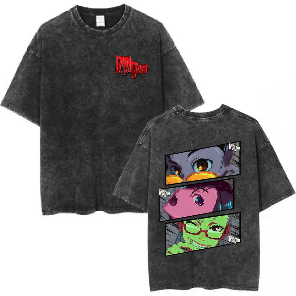Kaos Vintage Washed Anime Dand - Vintage Ken Fashion ulasan dan harga