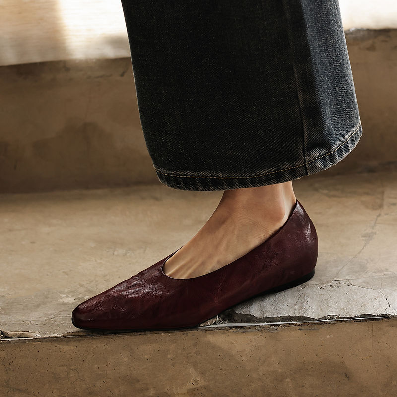 Sepatu Pump Wanita Kulit Asli  - Vintage Slip Dress ulasan dan harga