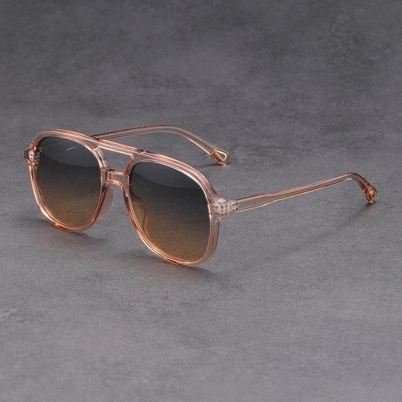 Kacamata Hitam Persegi Double  - Vintage Fashion Female ulasan dan harga