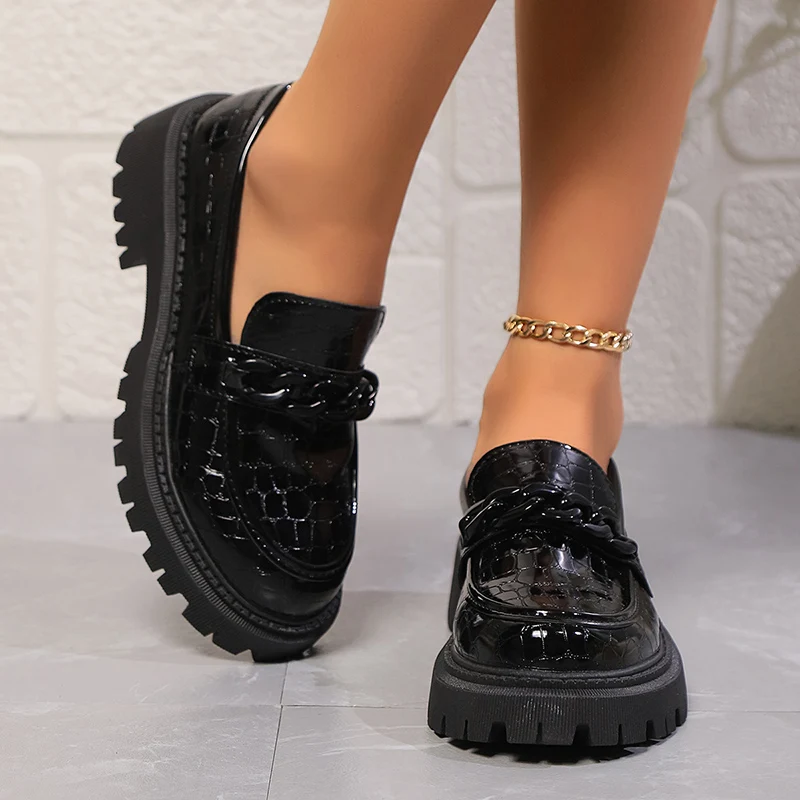 Sepatu Pantofel Hak Persegi Ch - Vintage Fashion Ladies ulasan dan harga