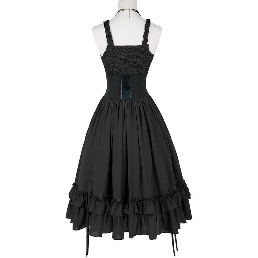 Gaun Korset Gothic Wanita Hita - Vintage Slip Dress ulasan dan harga