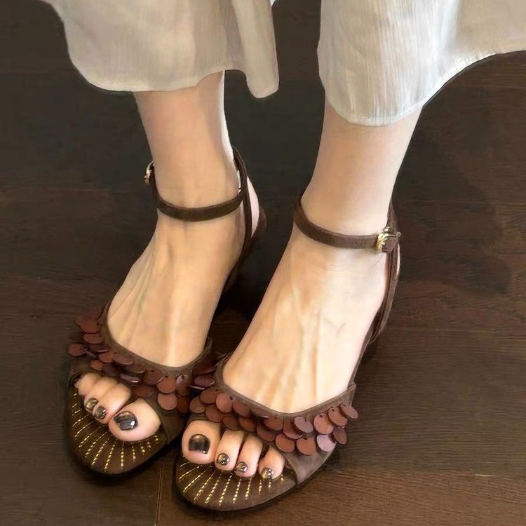 Sandal Wanita Musim Panas Terb - Vintage Fashion Female ulasan dan harga