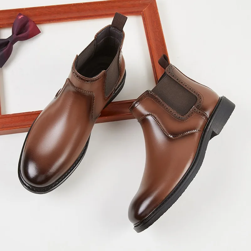 Sepatu Oxford Kulit Pria Vinta - Vintage Fashion Style ulasan dan harga