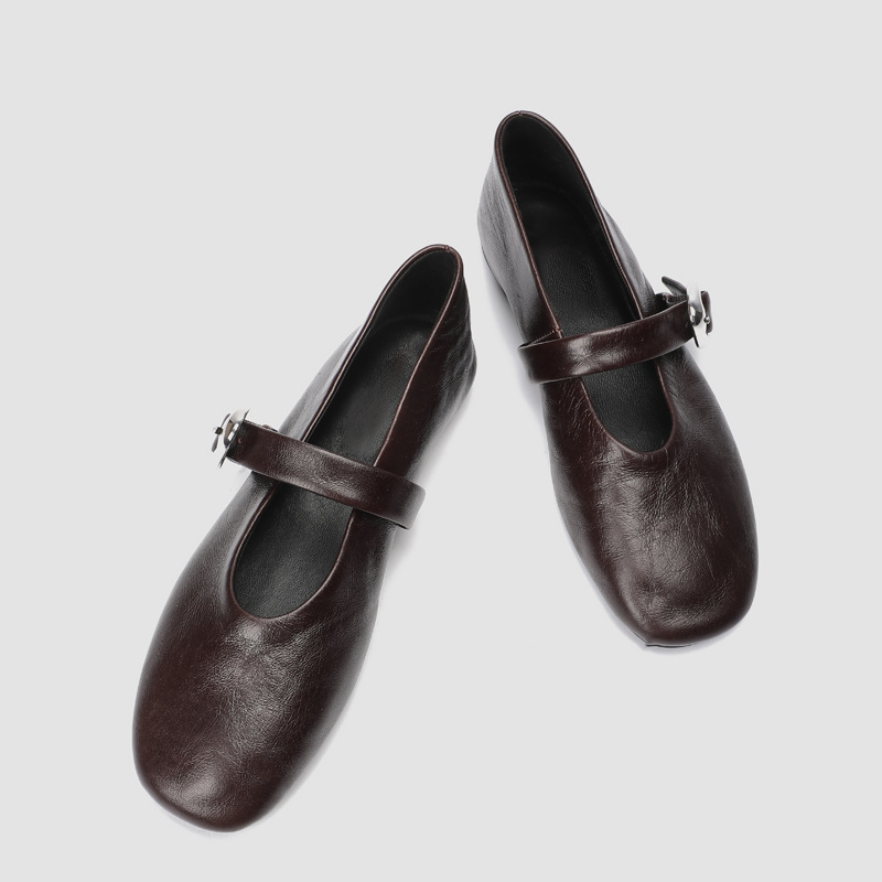 Sepatu Mary Jane Wanita Kulit  - Vintage Fashion Ladies ulasan dan harga